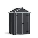 Skjul Canopia By Palram Rubicon 2,8 M2 Antracitgrå