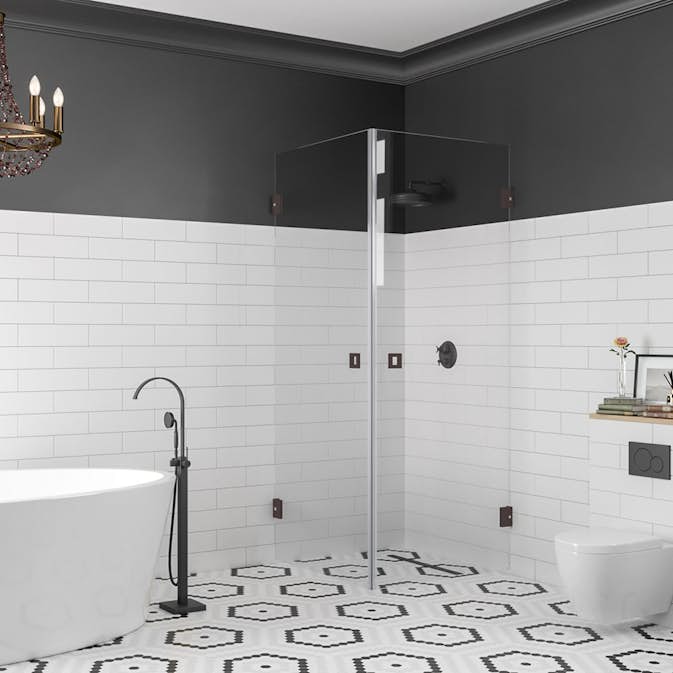 Duschhörn Hietakari Vetro 543 Vändbara Dörrar