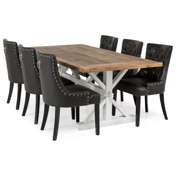 Matgrupp In Living Lyon 200 cm med 6 Tuva Fåtölj