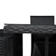 Matgrupp Utomhus Comfort Garden Thor Bord 140 cm med 6 Thor Utefåtöljer