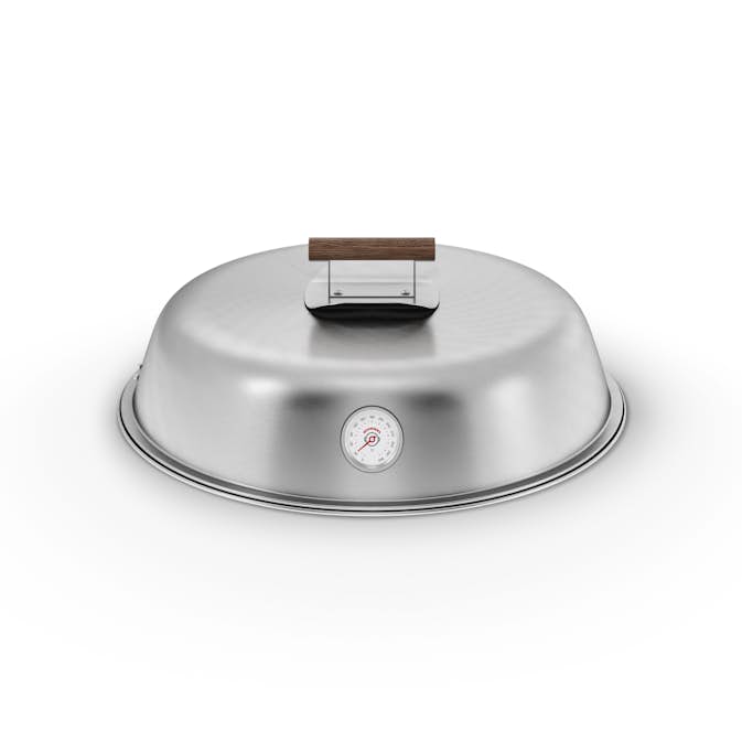 Grillock Muurikka Stekhäll 78 Rostfritt Stål med Termometer