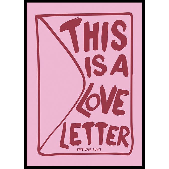 Poster Gallerix This Is A Love Letter