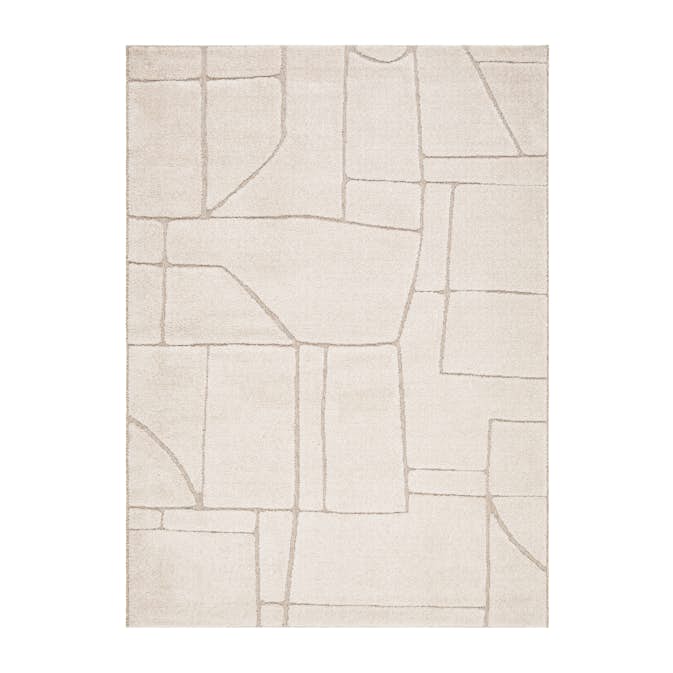 Ryamatta KM Carpets Nature Shape Modern Creme Natur Vit