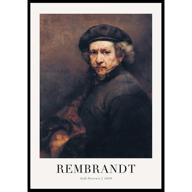 Poster Gallerix Self-Portrait 1659 By Rembrandt