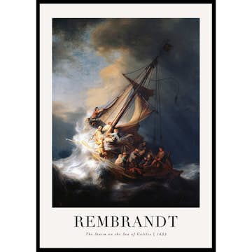 Poster Gallerix The Storm On The Sea Of Galilee By Rembrandt