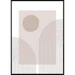 Poster Gallerix Abstract Lined No1