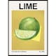 Poster Gallerix Lime Vintage Art