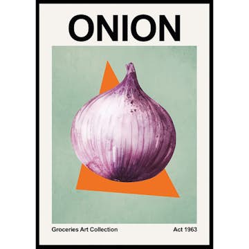 Poster Gallerix Onion Vintage Art