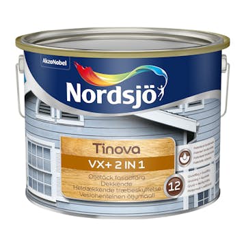 Fasadfärg Nordsjö Tinova VX+ 2in1 Kulör