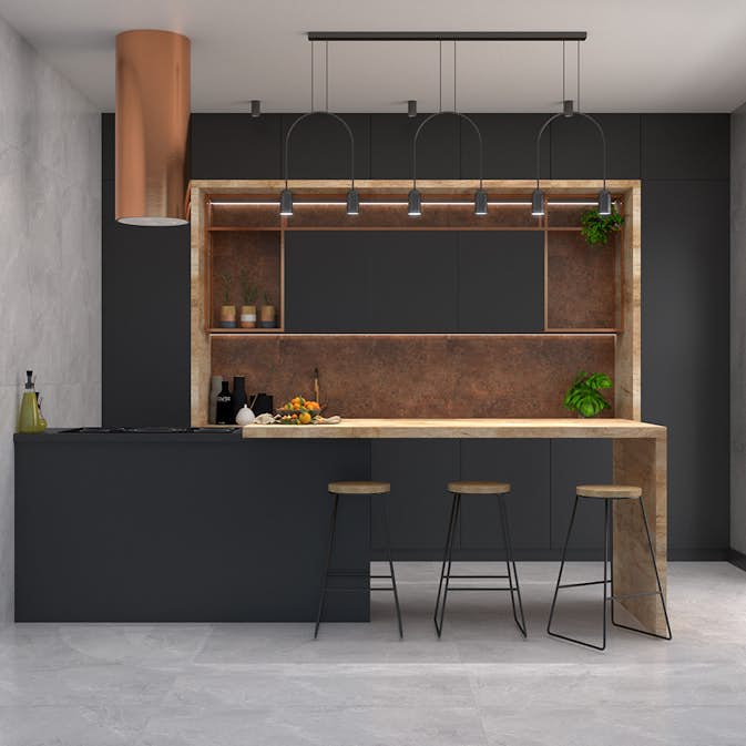 Klinker Netto Ceramika Tivoli Grey Matt 60x60 cm