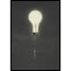 Poster Gallerix Flying With Light Bulb