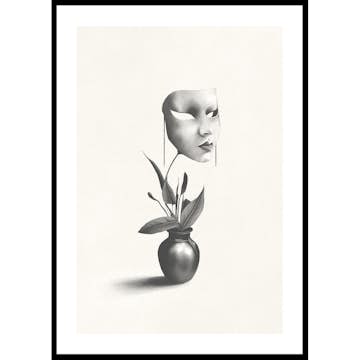 Poster Gallerix Mask In A Plant