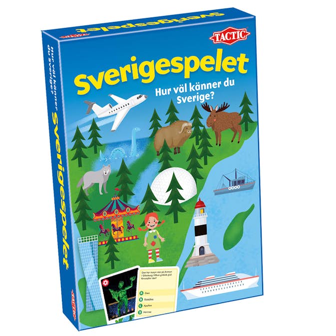Sällskapsspel Tactic Sverigespelet