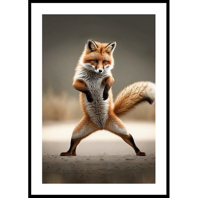 Poster Gallerix Dancing Fox