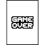 Poster Gallerix Game Over