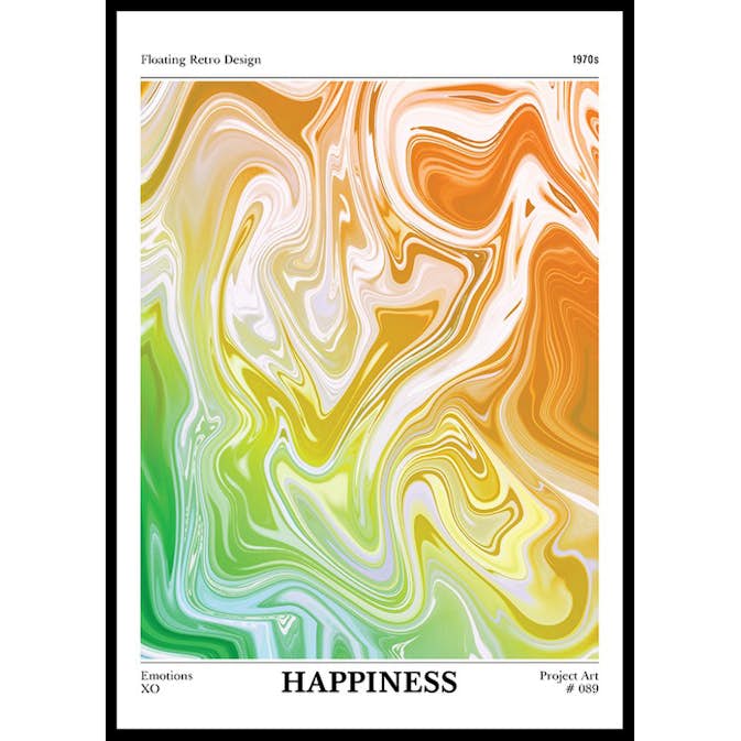 Poster Gallerix Happiness Aesthetic Aura