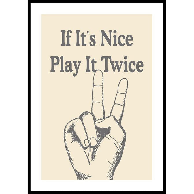 Poster Gallerix Nice Play Twice