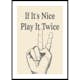 Poster Gallerix Nice Play Twice