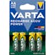 Batteri VARTA Laddningsbara Alkaliska AA 2600 mAh 4-Pack