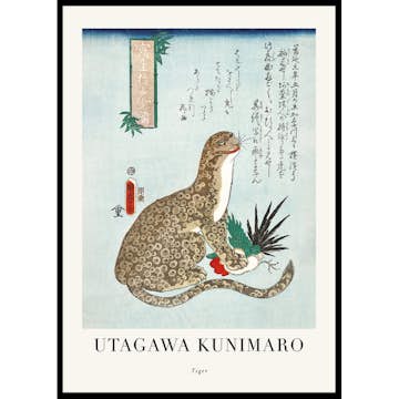 Poster Gallerix Tiger By Utagawa Kunimaro