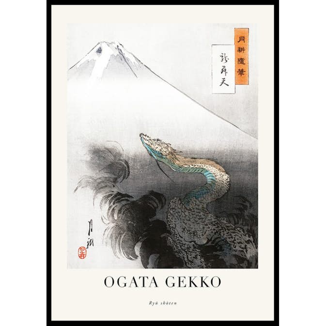 Poster Gallerix Ryū Shōten By Ogata Gekko