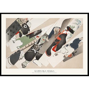 Poster Gallerix Blades From Momoyogusa–Flowers Of A Hundred Generations By Kamisaka Sekka