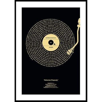 Poster Gallerix Bohemian Rhapsody Vinyl By Queen
