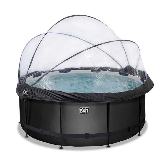 Pool Exit Toys Ø360x122 cm Med Tak Och Filterpump