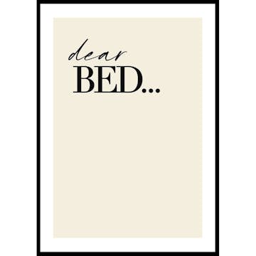 Poster Gallerix Dear Bed