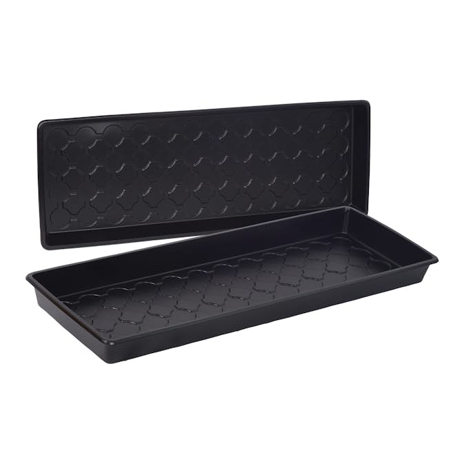 Odlingstråg Nelson Garden Svart för Förodling & Plantering 26x67 cm