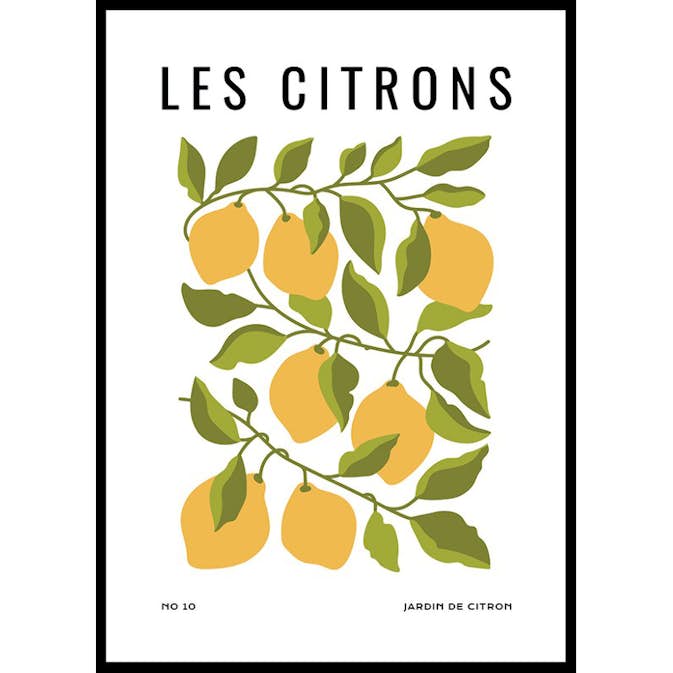 Poster Gallerix Les Citrons