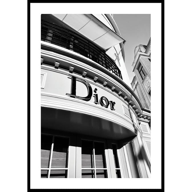 Poster Gallerix Dior Store B&W