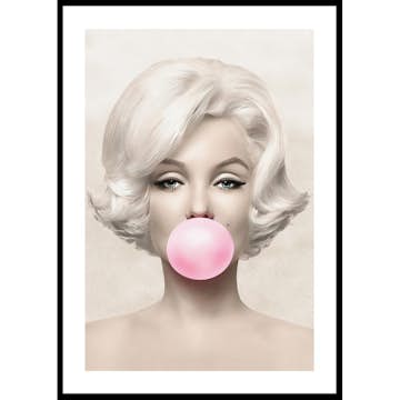 Poster Gallerix Marilyn Monroe Pink Bubblegum