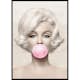 Poster Gallerix Marilyn Monroe Pink Bubblegum