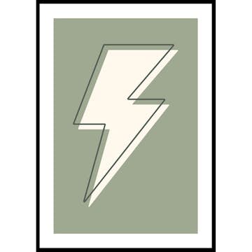 Poster Gallerix Flash In Green