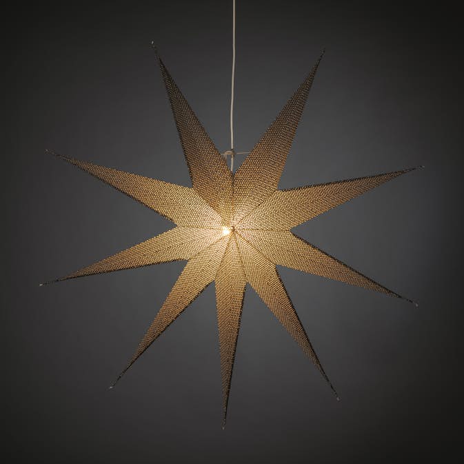 Adventsstjärna Gnosjö Konstsmide 9-uddig 115 cm