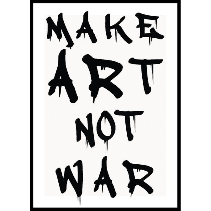 Poster Gallerix Make Art Not War