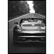 Poster Gallerix Porsche 911 Carrera 4s Rear B&W