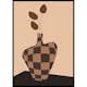 Poster Gallerix Checkered Vintage Vase No2