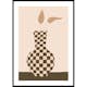 Poster Gallerix Checkered Vintage Vase No1