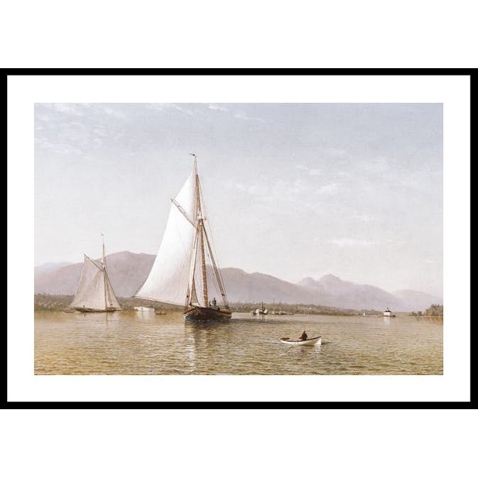 Poster Gallerix The Hudson At The Tappan Zee By Francis Augustus Silva