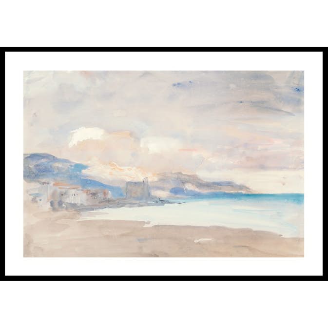 Poster Gallerix View Of Nice By Hercules Brabazon Brabazon