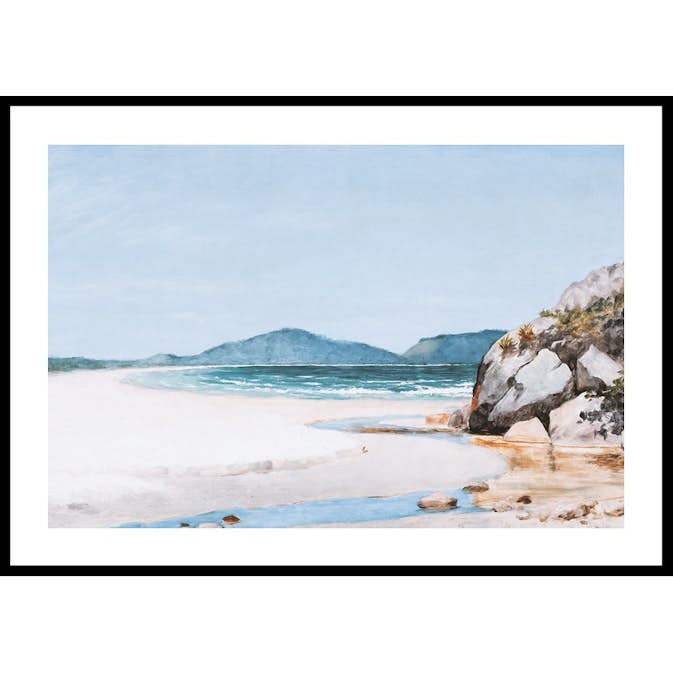 Poster Gallerix Seascape Guarujá By José Ferraz de Almeida Júnior