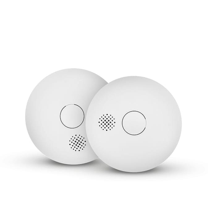 Brandvarnare Housegard Luma Trådlös 10-årsbatteri 2-pack Seriekopplingsbar