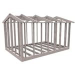 Friggebodsstomme Byggstommar 16 grader 4500x3190 mm