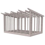 Friggebodsstomme Byggstommar 6 grader 4500x3190 mm