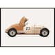 Poster Gallerix Bear In Toy Car