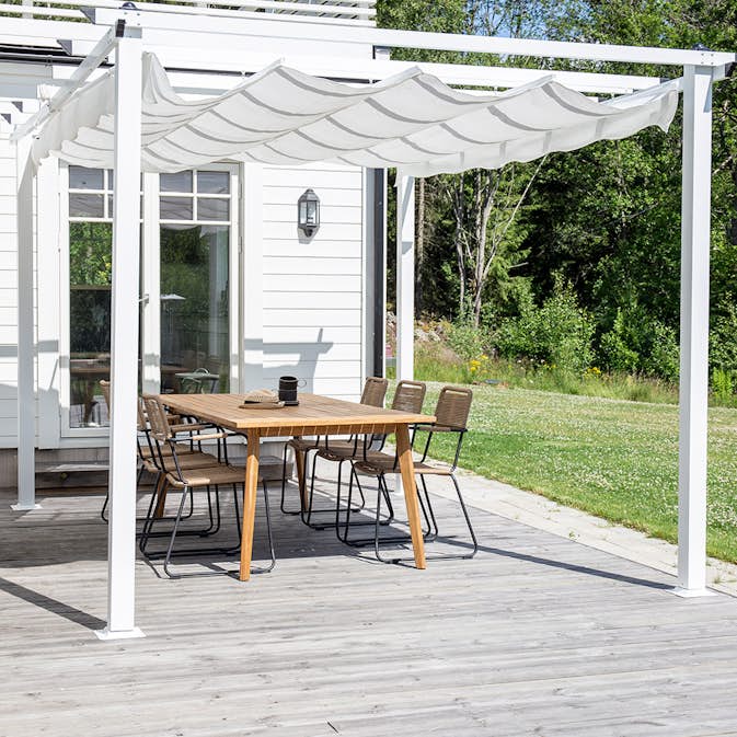 Pergola Venture Home Lazio 3,5x3,5 m för Altan