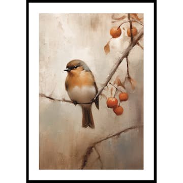 Poster Gallerix Bird On Branch