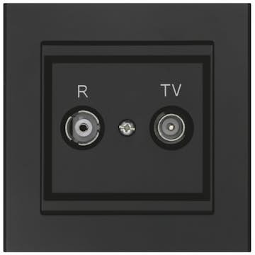 Slututtag Malmbergs Optima Radio/Tv Svart